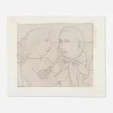 Andrew Stevovich, Bowtie Man, 2001, graphite and pastel on paper