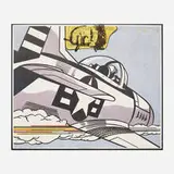 Robert Loughlin, Untitled (Lichtenstein), acrylic on offset lithograph in colors sealed in plastic