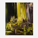 Joachim (Jack) Probst, Motif (gold), 1969, oil on canvas