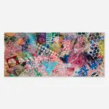 William Frederick Weege III, #2, 1987, handmade paper collage and acrylic on canvas
