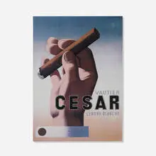 Cassandre, Vautier César Cendre Blanche poster, lithograph in colors