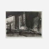 Adolf Dehn, Paris Streets