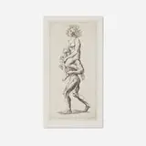 Reginald Marsh, Pickaback, 1938-39, engraving