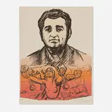 David Siqueiros, Heroic Voice, 1971, lithograph in colors on Arches