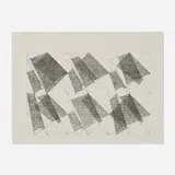 Jack Tworkov, T L #6, 1978, lithograph on Arches