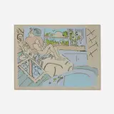 Peter Max, Jamaica, screenprint in colors