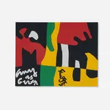 Stuart Davis, Untitled (from Ten Works x Ten Painters series), 1964, screenprint in colors