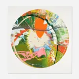 Beautiful, Galactic, Exploding by Damien Hirst, 2001, screenprint in colors, sold Nov 2022