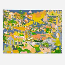 John Himmelfarb, Story Teller, 1981, lithograph in colors