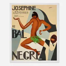 Caron, Josephine au Bal Negre, lithograph in colors