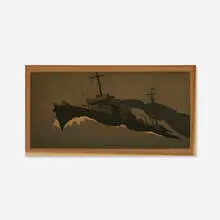 John Taylor Arms, Thirty Knots or Better, 1920, etching and aquatint in colors