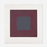 Richard Anuszkiewicz, Midnight Suite (Red over Gray), 1979, aquatint