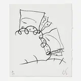 Claes Oldenburg, Notebook Torn in Half (State II), 1997, lithograph
