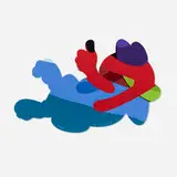 Kaws, Untitled (Garfield), 2020, screenprint in colors on Saunders Waterford 425gm HP hi-white