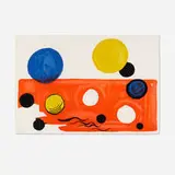 Landscape by Alexander Calder, 1975, lithograph in colors, sold Nov 2022