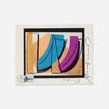 Andy Warhol, U.N. Stamp, 1979, offset lithograph on Rives paper