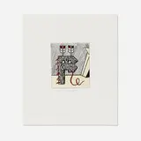 Roy Lichtenstein, Figure with Teepee, 1980, soft ground etching and engraving on mold-made Lana
