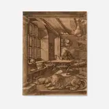 Amand Durand, St. Jerome in His Study, 1873, heliogravure on laid paper