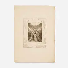 William Blake, Book of Job [Also the Lord accepted Job...], photo etching