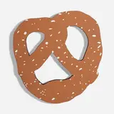 Claes Oldenburg, NYC pretzel, 1994, screenprint in colors on cardboard