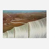 Christo, Running Fence, 1976, offset lithograph in colors