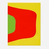 Charles Hinman, Print Collage (from the New York International portfolio), 1968, screenprint in colors with collage