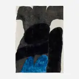 Carol Summers, Stromboli Dark, 1965, woodcut in colors on rice paper