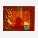 Howard Hodgkin, Artist and Model (in green and yellow)