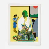 Romare Bearden, Mecklenburg Autumn (from the Mecklenburg series), 1979, lithograph in colors