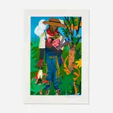 Romare Bearden, The Lantern, 1979, lithograph in colors