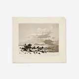 George Elbert Burr, San Francisco Peaks, Arizona No. 2, drypoint, soft-ground and sandpaper ground