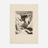 Wanda Gág, Snow Drifts (Bridge in Winter), 1934, lithograph on Rives