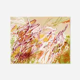Richard Hunt, Asparagus Search, 1986, lithograph in colors