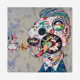 Homage to Francis Bacon by Takashi Murakami, 2016, offset lithograph in colors, sold Jul 2021