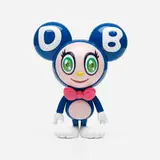 Takashi Murakami, DOB-kun (dark blue), 2019, vinyl cast resin