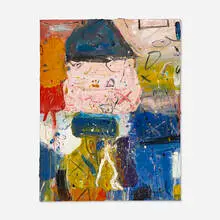 Robert Baribeau, Untitled, 1986, acrylic on canvas
