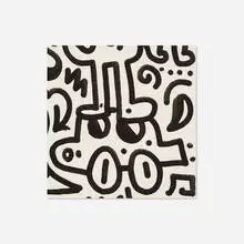 Sam Cox, Untitled, 2020, ink on lining paper