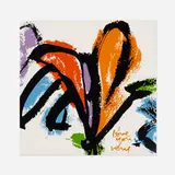 I love you very much by Corita Kent, 1979, screenprint in colorss, sold Jul 2021