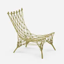 Marcel Wanders, Knotted chair, 1996, carbon and aramid fibers, epoxy resin