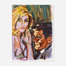 Walter Robinson, Assignment Suicide, 2015, acrylic on paper
