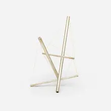 Untitled (Tension Sculpture) by Kenneth Snelson, c. 1955, aluminum, monofilament line, sold Jul 2021