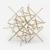 Kenneth Snelson, Super Star, c. 1960, aluminum, monofilament line