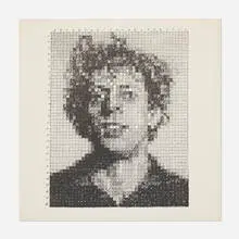 Chuck Close, Phil, 1976, lithograph