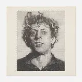 Chuck Close, Phil, 1976, lithograph