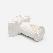 Future Relic 02 by Daniel Arsham, 2014, plaster, broken glass, sold Jul 2021