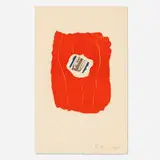 Tricolor by Robert Motherwell, 1973, offset lithograph in colors on Arches Cover paper, sold Jul 2021