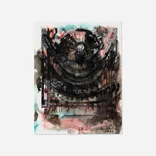 Guillermo Kuitca, Teatro, 1999, ink and watercolor on paper