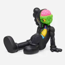 Resting Place Companion (Black) by Kaws, 2013, Signature et date sérigraphiées, sold Jul 2021