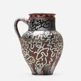 La II, Untitled (pitcher), c. 1995, acrylic and enamel on found object