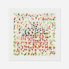 House No. 28 by Jennifer Bartlett, 2002, gouache and graphite on paper, sold Jul 2021